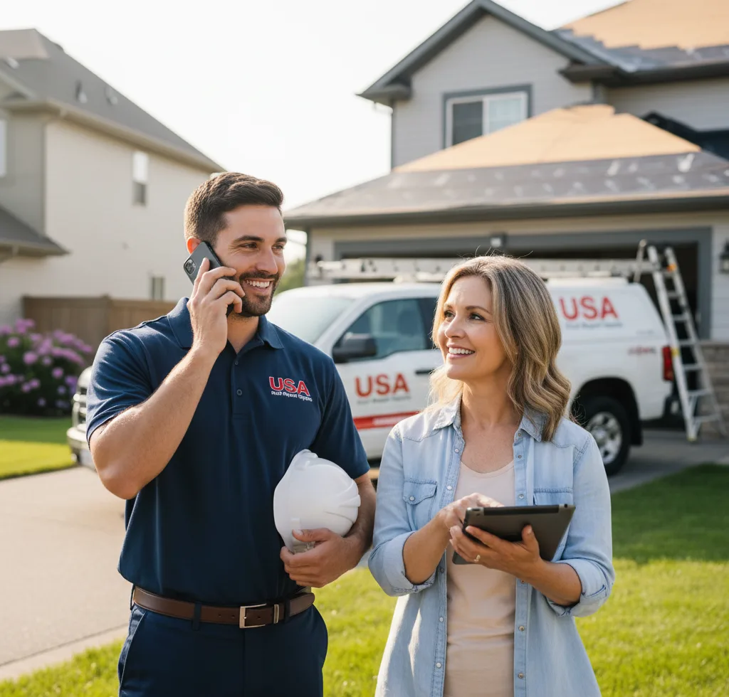 USA Roof Repair Experts customer support in Chico